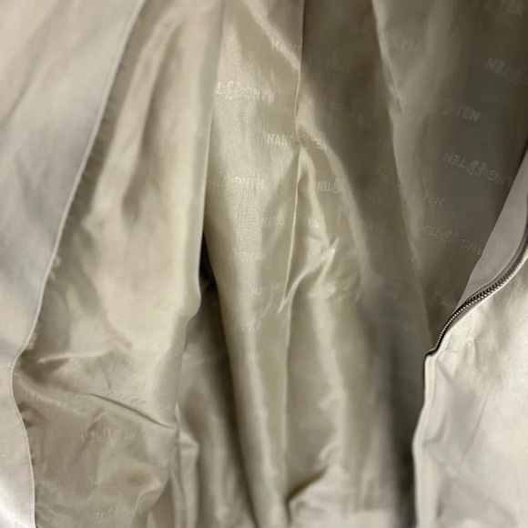 Vintage Hang Ten Men's Beige Bomber style Jacket Size L Casual Lightweight - Picture 5 of 10